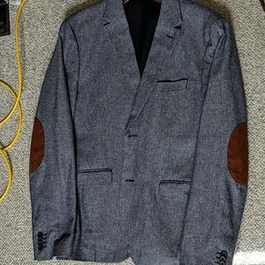Men's Blue H&M sport coat slim fit size 42 R